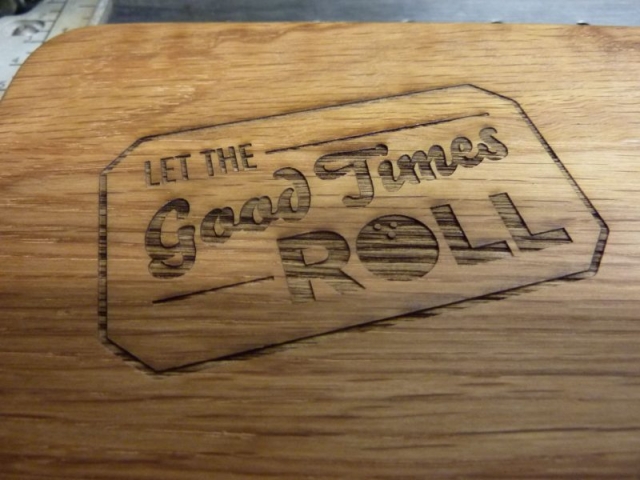 engraving for wood Oxford chopping board London