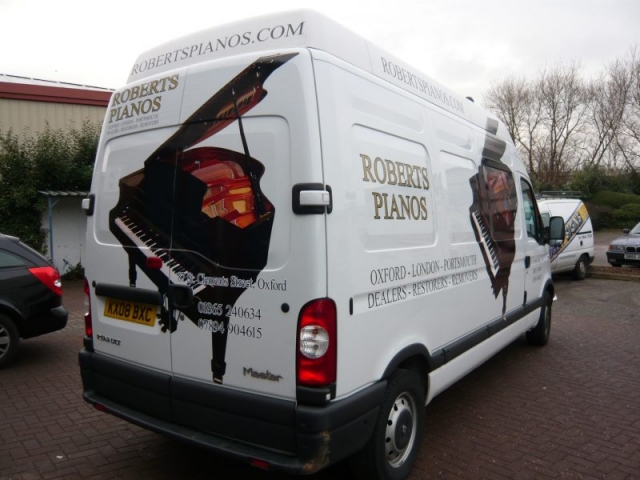 van wrapping Oxford
