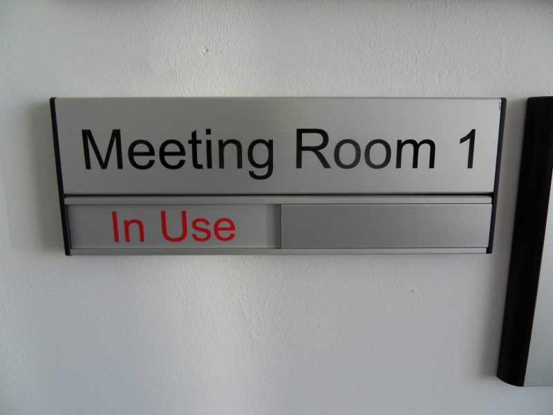 meeting room sign engaged signs Oxford