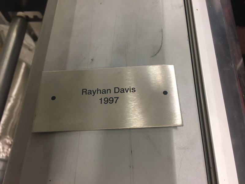 stainless steel plaques laser etched