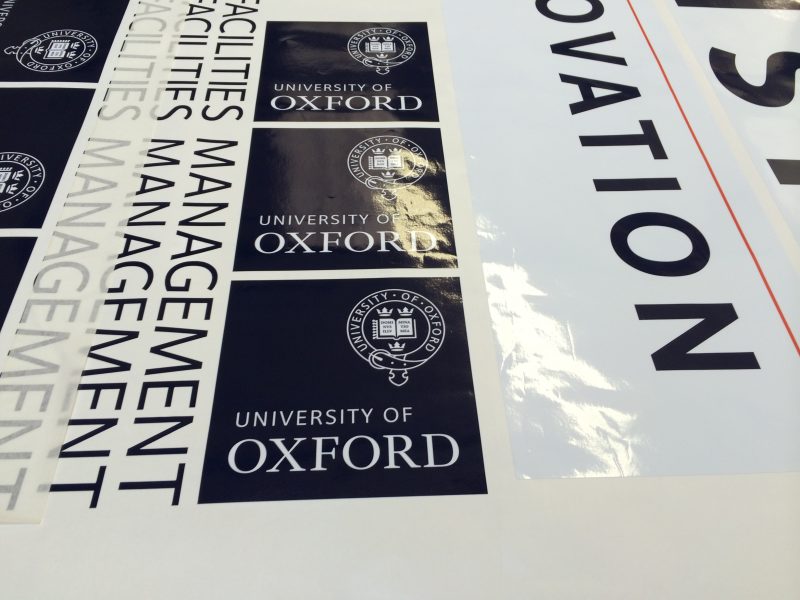 printed signs digital printing Oxford London