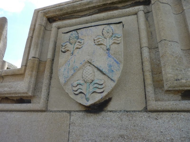 repairs to crests painted college crests